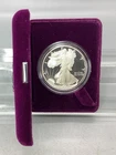 1992 S Proof American Silver Eagle - With Box, No CoA