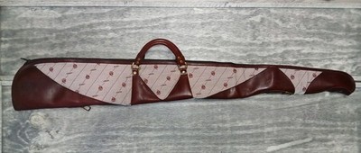 RARE Vintage RUGER Prototype Rifle Case 50.5'' Jacquard Woven Logo Sherpa Lined