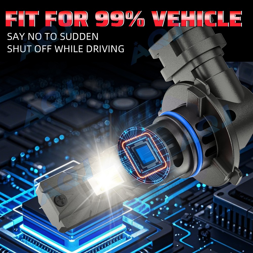 6x LED Headlight Hi/Lo + Fog Light Bulbs For Freightliner Columbia 2005-2017 thumbnail 9