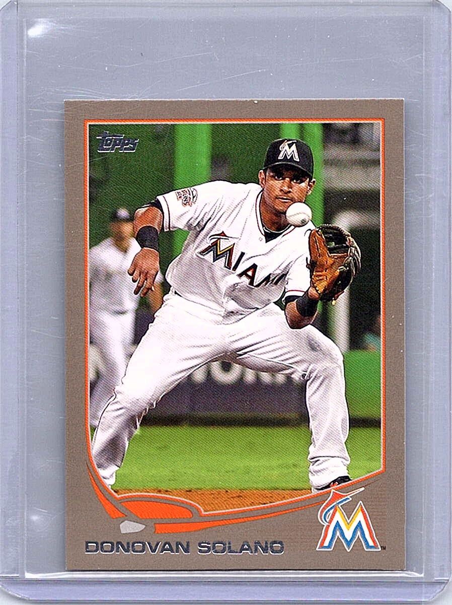 2013 Topps Mini #543 Donovan Solano Platinum #/1