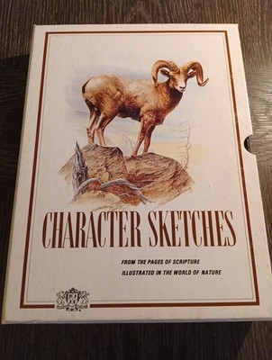 Character Sketches Vol II Christian Scripture Nature Teaching, Slipcase And Book