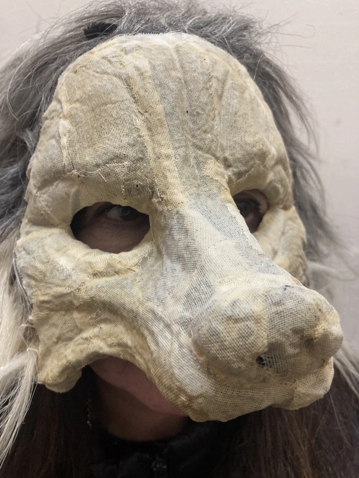 professionally made zombie werewolf Halloween head mask headdress - Image 4 of 4