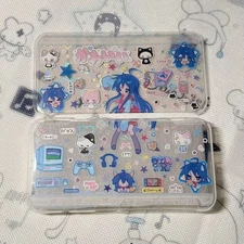 Cute custom goo sticky card + clear case for ds    