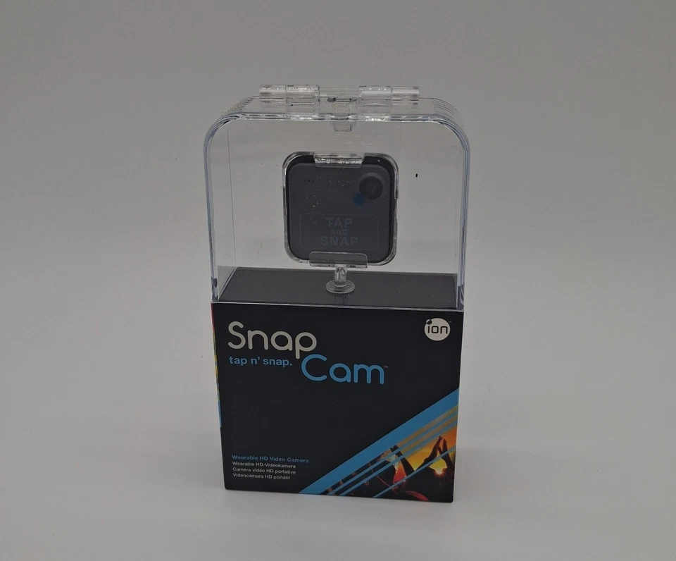 Cámara portátil ION Snap Cam Tap n Snap negra - totalmente nueva 2.500 fotos 1 carga Foto 2 de 4