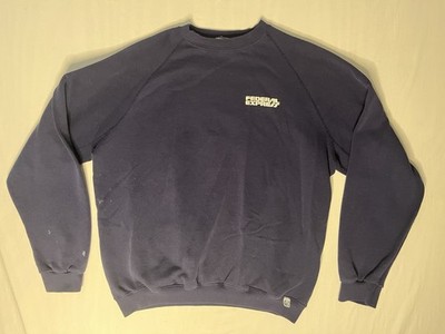 Vintage Discuss Athletic Federal Express Sweatshirt Men s XL Blue Distressed