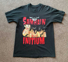 Vintage 1990 Samhain Initium T-Shirt Anvil Tag Danzig Misfits Punk Tee S-5XL