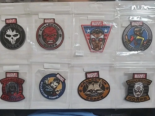 Lot of (8) New Marvel Funko Collector Corps Spider-Man Iron On Patches
