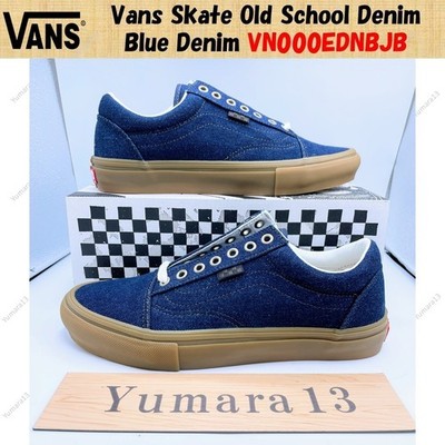 Vans Skate Old School Denim Blue Denim VN000EDNBJB Men's Size
