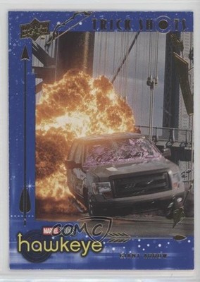 2023 Upper Deck Marvel Studios Hawkeye Trick Shots Blue 46/199 Giant Arrow v5t