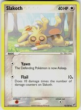 Slakoth 73/107 Common Deoxys Pokemon Moderately Played on eBay