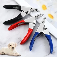Dog Cat Nail Cutter With File | Fast Pet Toe Nail Clippers Trimmer Scissors