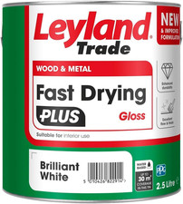Trade – Wood & Metal - Fast Drying plus – Gloss - Brilliant White – Enhanced Dur