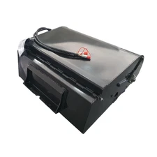 AGT Box Broom Sweeper for Mini Skid Steer Loader Road Snow Sweeper Attachments