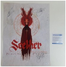 Seether Signed Autographed Poster ACOA