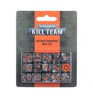 Kill Team: Fellgor Ravager - Dice Set [15ct] *OUT OF PRINT* NIB NEW SEALED OOP