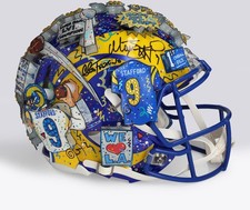 Matthew Stafford Rams Signed Authentic Helmet - Charles Fazzino - WN55916370