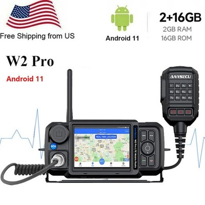 ANYSECU 4G-W2Pro Unlocked 4G Network Radio Android 11 Work with Zello Real-ptt