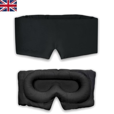 3D konturierte Verdunkelungs-Schlafmaske - luxuriöses Bambus Seide & Memory Foam Design