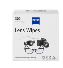 ZEISS Lens Cleaning Wipes 300 Ct Pre-Moistened Streak-Free Eyeglass