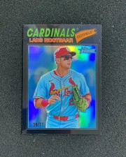 2026 Topps Heritage Lars Nootbaar 38/77 Black Bordered Refractor #198 QI95