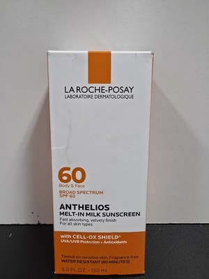 LA ROCHE-POSAY Anthelios SPF 60 Sunscreen 5.0 fl.oz. NEW/EXP: 01/28