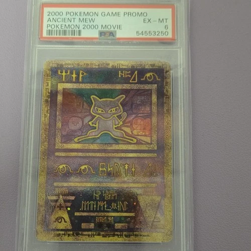 Pokémon Ancient Mew 1 Miscellaneous Holo Promo English Basic 30 HP PSA 6
