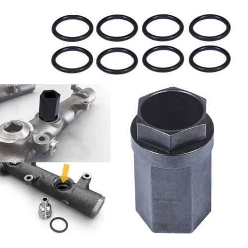 Kit de enchufes de taza de pezón diésel 6,0 L para Ford 2003-2007 con enchufe de transmisión a prueba de fugas - Imagen 1 de 9