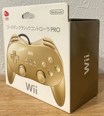 Nintendo ゴールデンクラシックコントローラPRO(ゴールド) Amazon.com: Wii Classic Controller Pro - Gold : Video Games