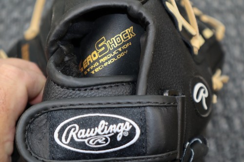 Rawlings RSB SS13W Softball Handschuh Leder Handfläche 13" Rechtshand Wurf schwarz sauber - Bild 7 von 17