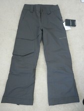 Obermeyer Teen Boys Brisk Snow Pant Charcoal Gray Size M