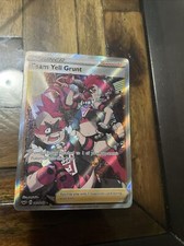 Pokémon TCG Team Yell Grunt Sword & Shield Base Set 202/202 Holo Full Art