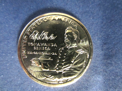 2022-D SINGLE $1 Native American Dollar Sacagawea ELY S PARKER SEC