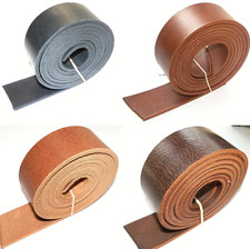 Clearance Sale ! 3.5mm Thick Italian Grainy Veg Tan Leather Belt Straps