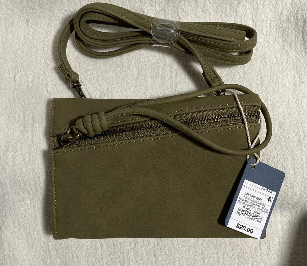 Olive green purse target sale