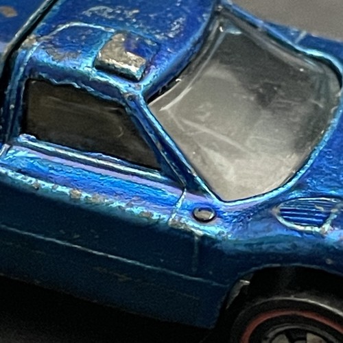 Mattel Hot Wheels 1967 Redline Diecast FORD J-CAR Blue Made in USA - Picture 12 of 17