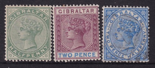 GIBRALTAR 1898 MNH Queen victoria issue sg. 39-42 cv. £48