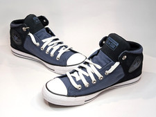 Converse CTAS High Street Blue/Black Men's Mid Top Sneakers-Size 12 NWOB A11650C
