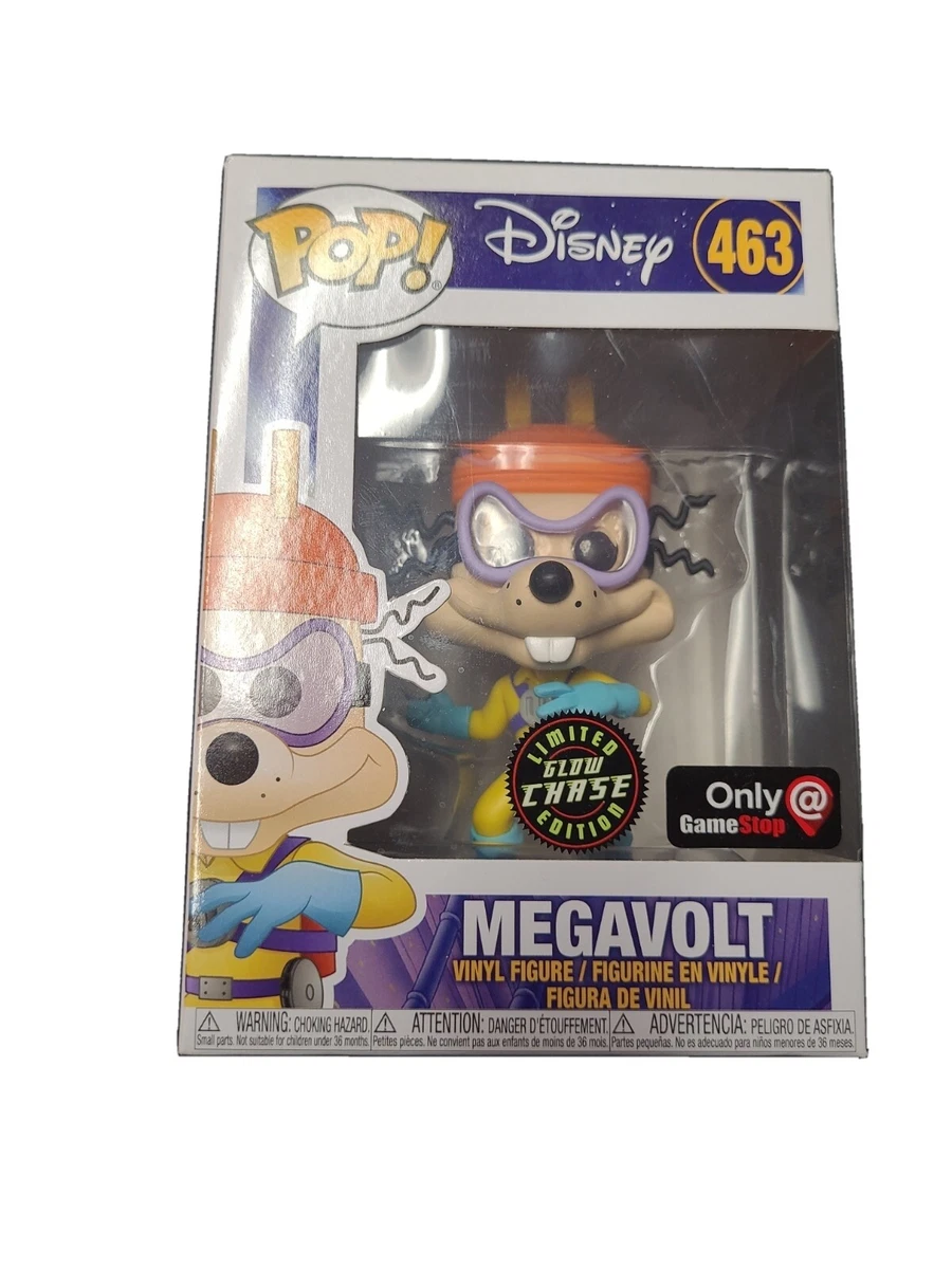 Funko Pop Disney MEGAVOLT CHASE Glow 463 Black Friday GameStop Exclusive