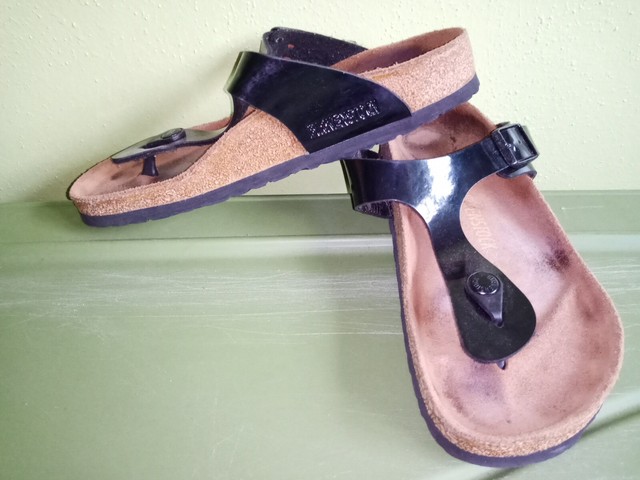 birkenstock sale gold