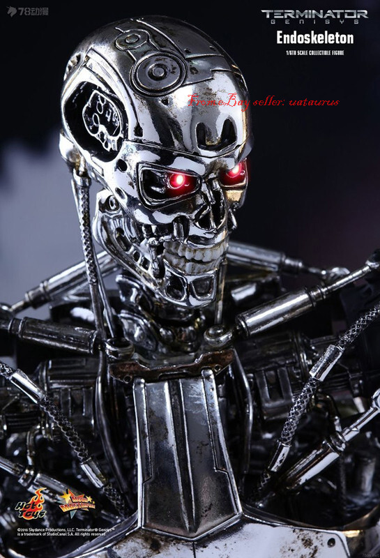 Perfect HotToys 1/6 Mms352 Terminator Genisys Endoskeleton In