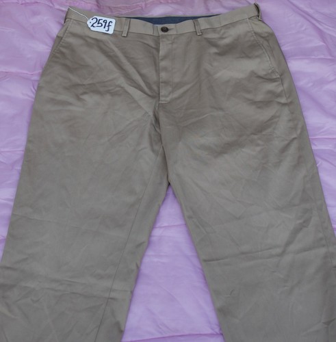 Pantalon Haggar Homme 40x34 - Kaki Classique Coupe Droite - Sans Plis Taille 40