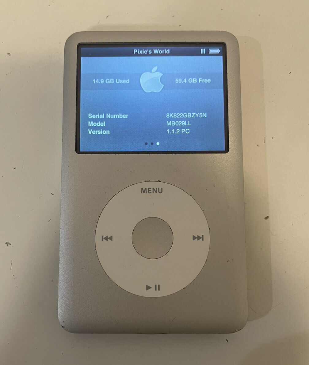 Apple iPod classic 6th Generation Silver (80 GB) 2400+ Apple iPod classic 6th Generation Silver (80 GB) 2400+