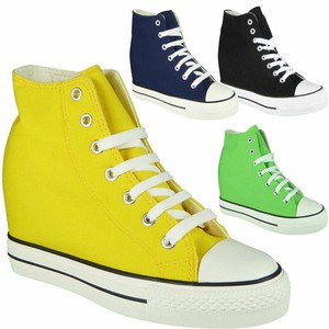 ladies trainers with wedge heels