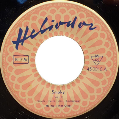 Helmy's Hot-Club - Smoky / Minne-Minne-Haha (7'', Single, Mono)