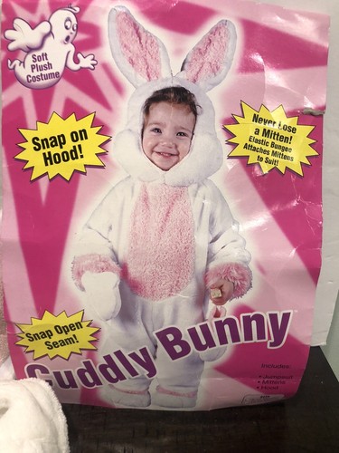 Bunny Costume Baby Toddler Kids Easter Halloween Fancy Dress 6-12 months - Picture 4 of 9