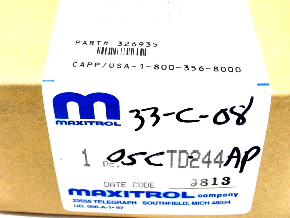 NEW MAXITROL TD244AP SPACE TEMERATURE SELECTOR TD244 - Image 3 of 3