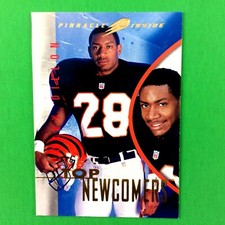 Corey Dillon 1997 Pinnacle Inside Rookie Card #128 NFL Bengals Patriots. rookie card picture