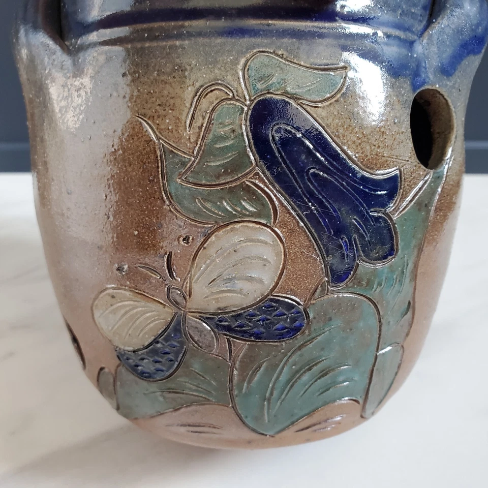 Gros Pot Saloir A Sel En Grès De La Poterie Des Mottes (Grès De Puisaye) - Photo 3/4