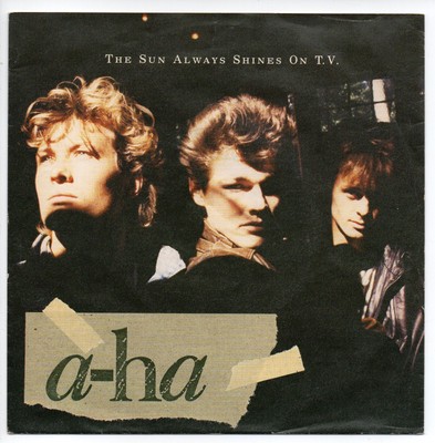 a-ha   The Sun Always Shines On T.V. / Driftwood - Vinyl - Single 7'' Orig. Cover