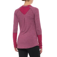 MARMOTS Burgundy Kayla Long Sleeve Top Base Layer UPF 30 Womens XS